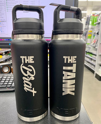 Yeti 26oz Water Bottle Custom Personalized Engraved 