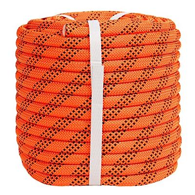 YUZENET Braided Polyester Arborist Rigging Rope (3/8 inch X 100 feet) High  Strength Outdoor Rope for Rock Climbing Hiking Camping Swing,  Blue/Orange/White - Yahoo Shopping