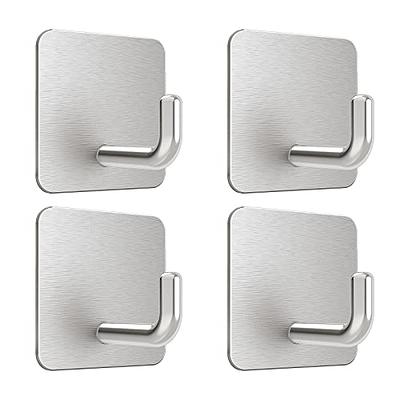 RensanR Adhesive Hooks,Hooks for Hanging Heavy Duty Wall Hooks Self  Adhesive Towel Hook Waterproof Hooks for Keys Bathroom Shower Outdoor  Kitchen Door Home Improvement Sticky Hooks - Yahoo Shopping