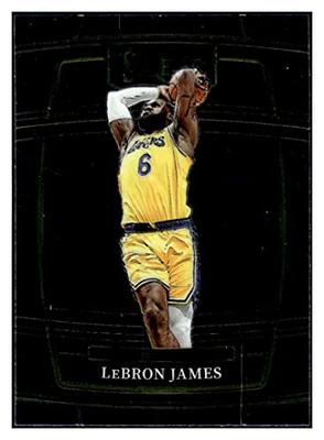  2020-21 Panini Select Blue #23 LeBron James Concourse