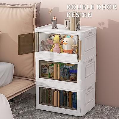 4-Pack Folding Wardrobe Storage Box Plastic Drawer Organizer Stackable  Shelf Baskets Clothes Closet Containers Bin Cubes ,Home Office Bedroom  Laundry Fold Pull Out Drawer Dividers for Clothes,Toys - Yahoo Shopping