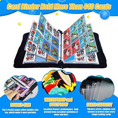 CHELSOND Card Binder for Cards, 9-Pocket Portable Card Collector Album  Holder Book Fits 720 Cards with 40 Removable Sleeves, Trading Card Binder