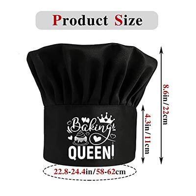 Baking Queen,Funny Chef Hat，Adjustable Kitchen Cooking Hat for