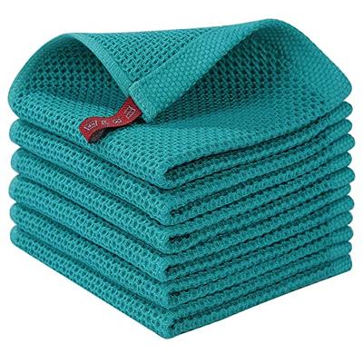 Homaxy 100% Cotton Waffle Weave Kitchen Dish Cloths, Ultra Soft