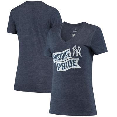 NY YANKEES Fanatics Branded Black Official Logo T-Shirt