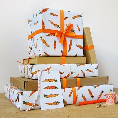 Carrot Wrapping Paper Set Gift Wrap, Fun Easter Wrap - Yahoo Shopping