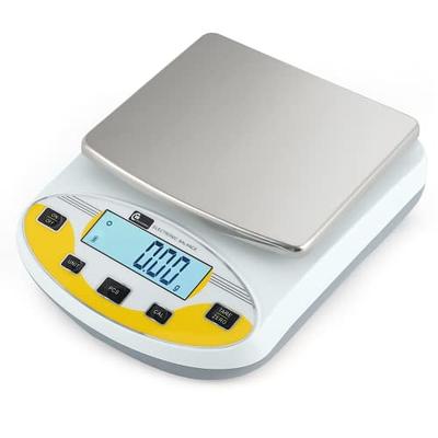 CGOLDENWALL Lab Scale 10kgx0.1g Digital Precision Scale Electronic Balance  Laboratory Weighing Industrial Scale Kitchen Counting Scale Scientific Scale  Calibrated 110V (10kg, 0.1g) - Yahoo Shopping