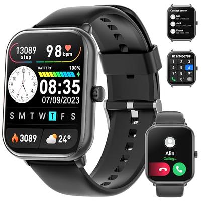 CODMETQL 2023 Smart Watch with Text and Bluetooth Call Receive/Dial Smart  Watch for Android iOS Phone Compatible IP67 Waterproof Fitness Activity  Tracker Watch Heart Rate Sleep Blood Pressure Monitor - Yahoo Shopping