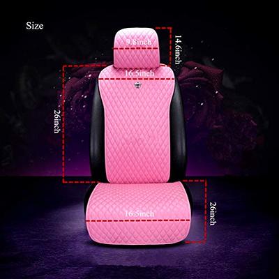 Red Rain Universal Seat Covers for Cars Leather Seat Cover Black Car Seat Cover 2/3 Covered 11pcs Fit Car/Auto/Truck/SUV (A-Black)