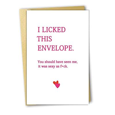 WILLUCK Gifts for Him Husband on Valentines day - Mens Valentines Gifts,  Funny Card - Anniversary Naughty Gifts for Him Men - Valentines Day  Birthday