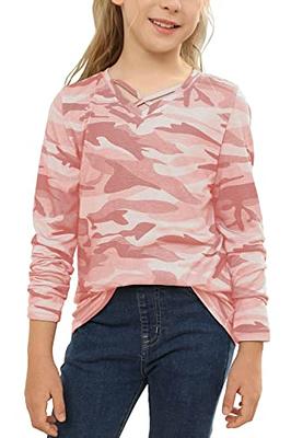 Womens Color Block Shirt | Tops, Tees, Tunics S / Camo/Pink/White