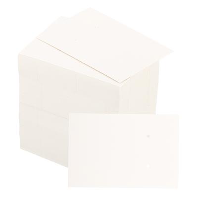 2.5 x 3.5 Blank Paper Business Cards Small Index Cards w Hole