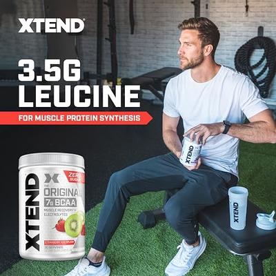 XTEND Original BCAA Powder Strawberry Kiwi Splash, Sugar Free Post Workout  Muscle Recovery Drink with Amino Acids, 7g BCAAs for Men & Women
