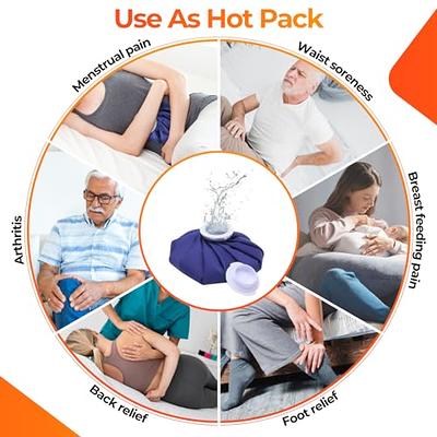 Truhealth Ice Pack for Injuries (Pack of 2) - FSA HSA Approved Hot & Cold  Gel Reusable Ice Packs Back Pain Relief, Icing Injuries