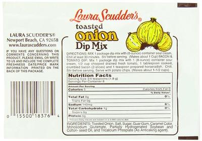 Laura Scudder's Green Onion Dip Mix 0.5 oz 3 Pack