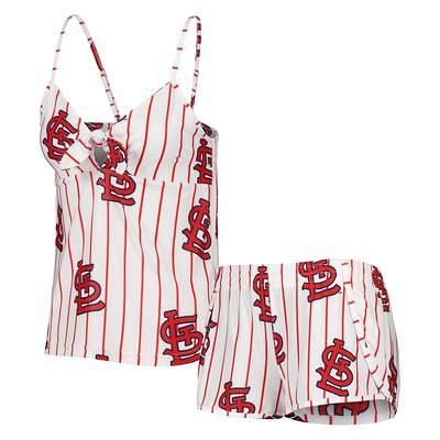 Louisville Cardinals Concepts Sport Women's Razzle Sleepwear Top & Shorts  Set - White