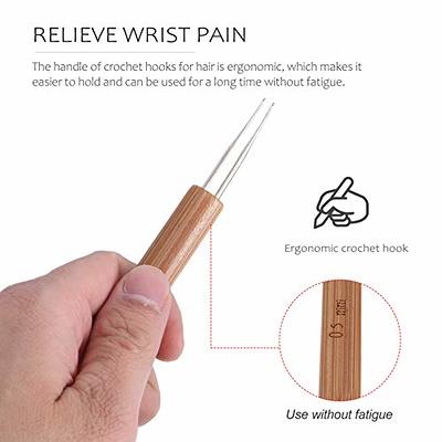 Crochet Hook Plastic Crochet Hook Needle For Hair Weaving Hook Needles  1/3/5Pcs Dreadlock Knitt Hair Weaving Crochet Needle Hook