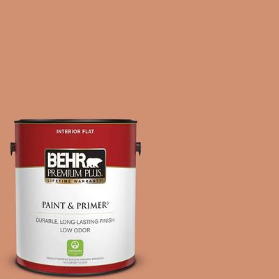 BEHR Premium Plus 5 gal. #N160-1 Cameo Stone Flat Low Odor Interior Paint & Primer