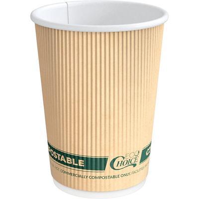 EcoChoice 24 oz. Kraft Compostable Paper Hot Cup - 500/Case