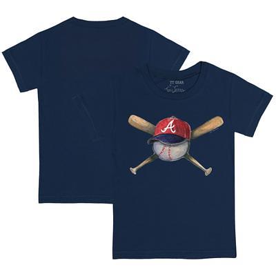 Infant Tiny Turnip Navy Atlanta Braves Hat Crossbats T-Shirt - Yahoo  Shopping