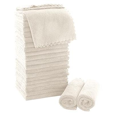 TENSTARS 12 Pack Premium Washcloths Set - Quick Drying- Soft