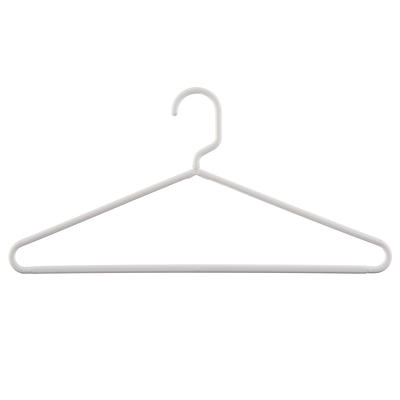 Serenelife White Standard Plastic Hangers - Space Saving Durable Tubular Heavy Duty Clothes Hanger Set Ideal for Laundry/daily Use, Can Hold Up to 5.5