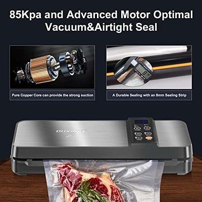 Bonsenkitchen Food Sealer Vacuum Sealer, Built-In Cutter & Sealer