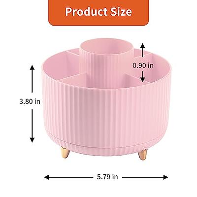 Desk Pencil Pen Holder, 5 Slots 360°Degree Rotating Pencil Pen Organizers  for Desk, Desktop Storage Stationery Supplies Organizer, Cute Pencil Cup  Pot for Office, School, Home, Art Supply, Pink - Yahoo Shopping