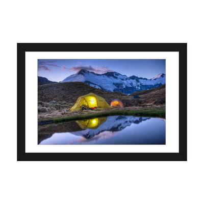 iCanvas Campers Read In Tents Lit By Flashlight, Cascade Saddle, Mount  Aspiring National Park, New Zealand by Colin Monteath - Yahoo Shopping