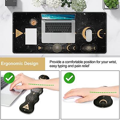 KTRIO Desk Mat Mouse Pad,Leather Desk Pad Protector,31.5 x 15.7