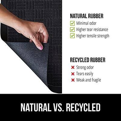 Gorilla Grip Original Durable Natural Rubber Door Mat, Waterproof, Low Profile, Heavy Duty Doormat for Indoor and Outdoor, Easy Clean, Rug Mats for