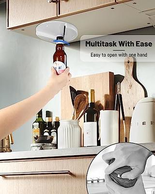 Mounted Under Cabinet Jar Opener for Weak Hands & Seniors - Single handed  Jar/Bottle Opener. For any kind or size of Can or Jar. Easy Grip. Gadget  for