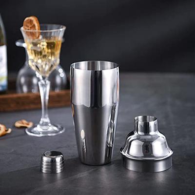 LUCKYGOOBO Cocktail Shaker with Double Measuring Jigger,Professional  Stainless Steel 24oz Martini Shaker Set,Drink Shaker Built-In  Strainer,Bartender Kit. - Yahoo Shopping