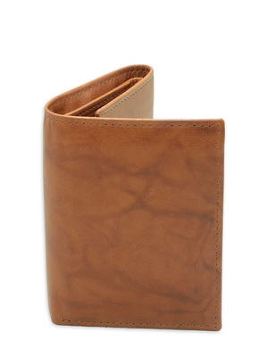 Vintage Brown Trifold Chain Wallet #WC54379N