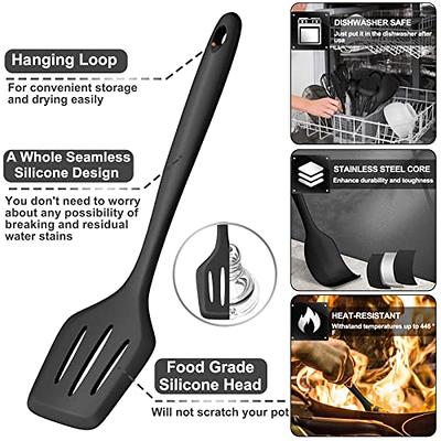  Silicone Cooking Utensil Set, Umite Chef 43 PCS Heat Resistant Kitchen  Utensil Gadgets Set-Stainless Steel Handle- Kitchen Spatula Tools for  Nonstick Cookware, Pots and Pans Accessories (Khaki) : Home & Kitchen