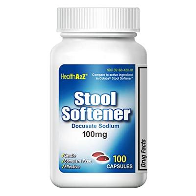 Gericare Docusate Sodium Stool Softener 100mg Softgels, 1000 Count