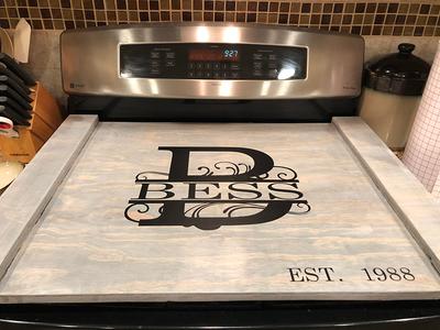 Noddle Board Personalized Stove Cover Stovetop Cover Boards 