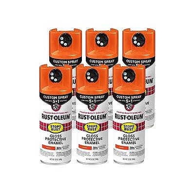 Stops Rust Protective Enamel Spray Paint, Gloss Arctic White, 12