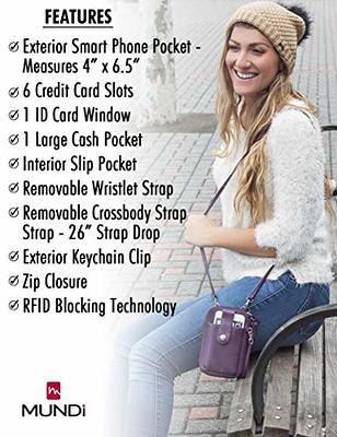 Cell Phone Bag, PU Leather Crossbody Cellphone Purse for Women, Touch  Screen Cell Phone Pouch Holder Shoulder Bag with Clear Window Pockets  Straps Fit for iPhone, Samsung Galaxy, 6.5 Phones 