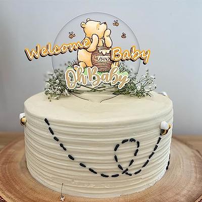 Classic Winnie Oh Baby Cake Topper for Baby Shower Decoratinos