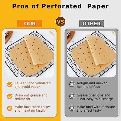 120 Sheets Unbleached Non-stick 8 Round Parchment Paper, Baking