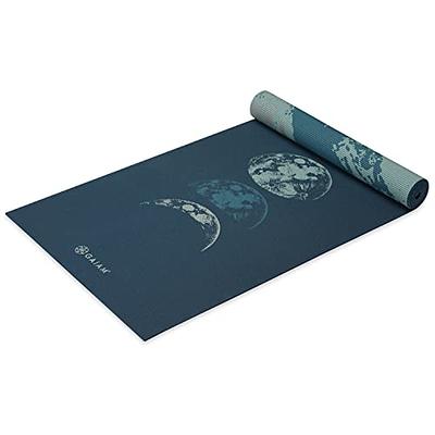  Gaiam Yoga Mat Premium Print Extra Thick Non Slip Exercise &  Fitness Mat For All Types Of Yoga