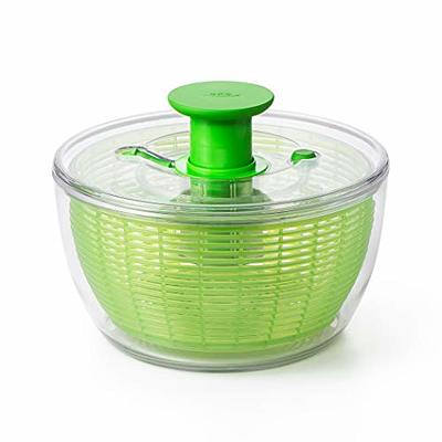 OXO Good Grips Salad Spinner,Green, Large & Good Grips Stainless Steel  Scraper & Chopper - Yahoo Shopping