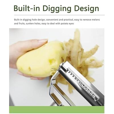 Stainless Steel Peeler Fruit Vegetable Multifunction Grater Julienne Peeler  Slice Melon Potato Carrot Cucumber Home Kitchen Tool