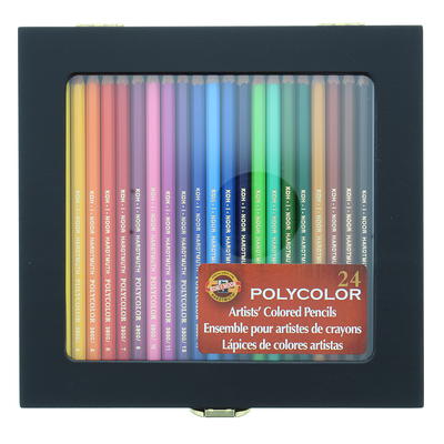 Koh-I-Noor Polycolor Colored Pencil Tin Set of 24