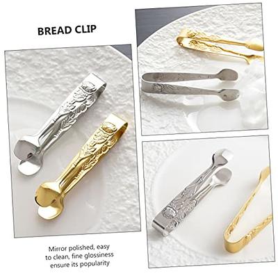 12 Pieces Sugar Tongs Ice Tongs Stainless Steel Mini Serving Tongs  Appetizers Tongs Small Kitchen Tongs for Tea Party Coffee Bar Kitchen  (Gold, Rose Gold,4.3 Inch) 