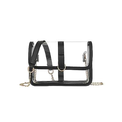 Clear Crossbody Purse Stadium Approved Women Saddle Shoulder 