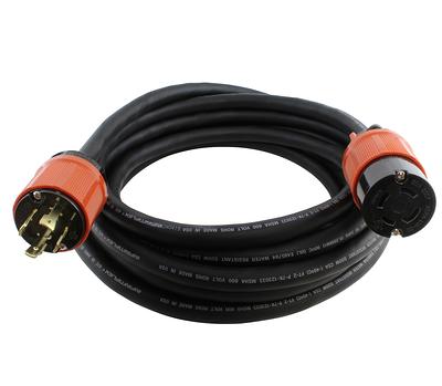 AC WORKS 20A NEMA 5-20 10-ft 10/3-Prong Indoor/Outdoor Soow Super Heavy  Duty General Extension Cord in the Extension Cords department at