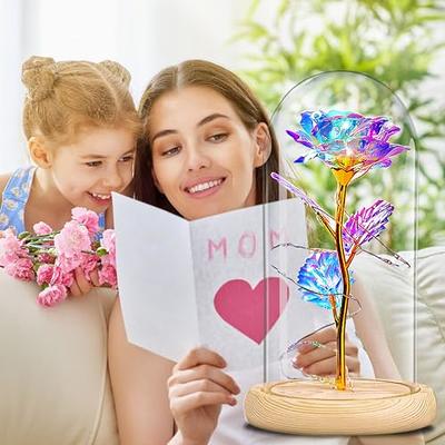 Valentines Day Gifts for Her Wife,Valentines Gifts for Mom Girlfriend  Women,Valentine's Rose Flowers Birthday Gifts for Women, Valentine Presents  for Mom,Light Up Rose Gifts for Mom Purple - Yahoo Shopping