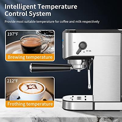 YONGSTYLE Espresso Machine, Cappuccino Machine with Steam Milk Frother –  vacpi